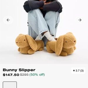 Cozy Brown Bunny Slippers for Small Pets